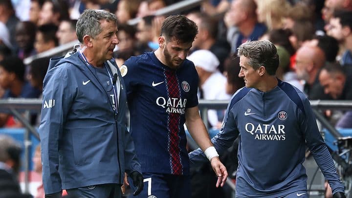 Trois blessures majeures au PSG avant l’Atalanta : inquiétude grandissante à Paris